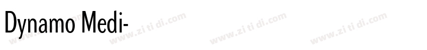 Dynamo Medi字体转换